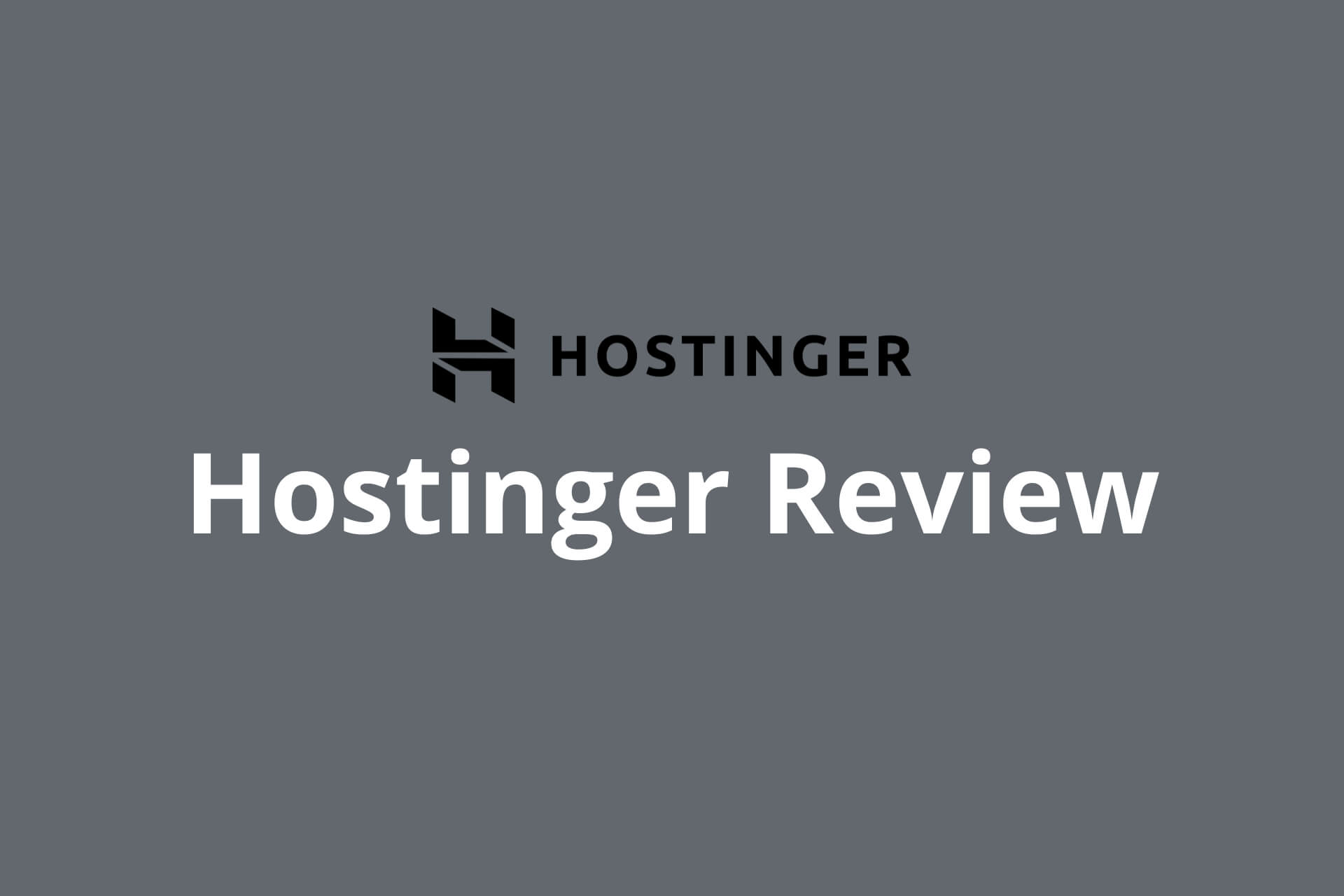 Hostinger review