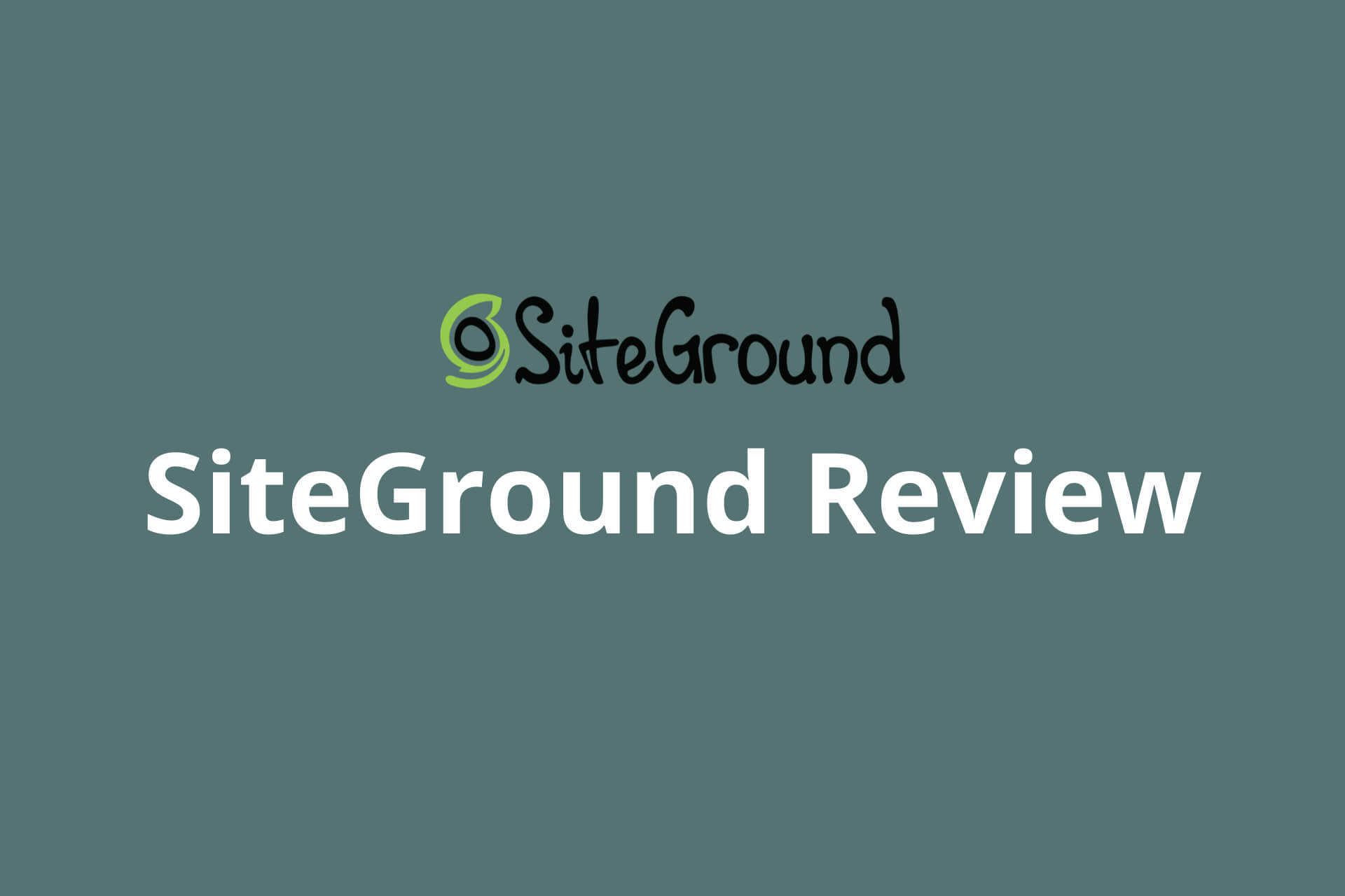 Siteground review